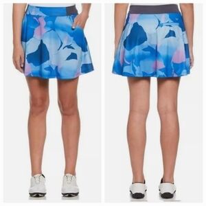 Callaway Blue Sea Star Abstract Gradient UPF 50 Golf Skirt/Skort Sz L NWOT